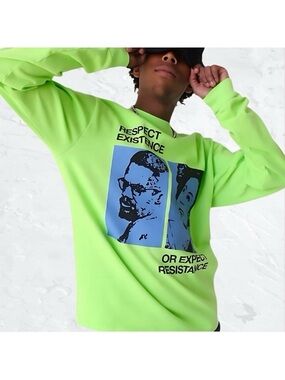 HSTRY By Nas X Respect Existence Or Expect Resistance Long Sleeve Shirt NWT XXL